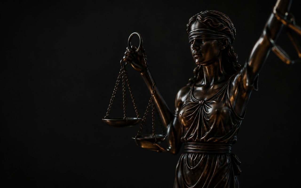 Justitia mit Waage – Symbol für Ihre Rechte nach dem Unfall